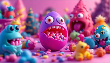 Surprise Play-Doh Toy Eggs with Hidden Toys