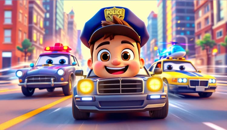 Super Police Chase with Cars and Helicopters